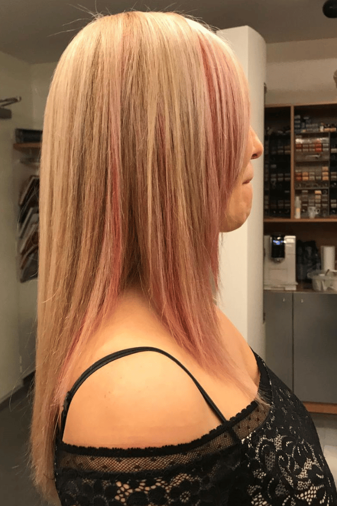 Frisur nach der Behandlung bei Capriccio Coiffure